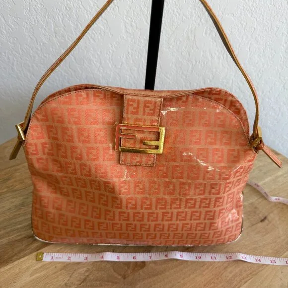 Fendi Orange Mama Baguette Handbag - Picture 6 of 8